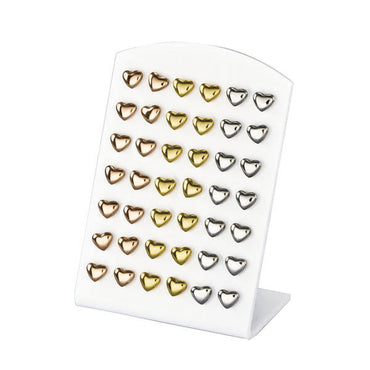 DAA85  FULL SET FOR EARRING - HEART AAB CO..