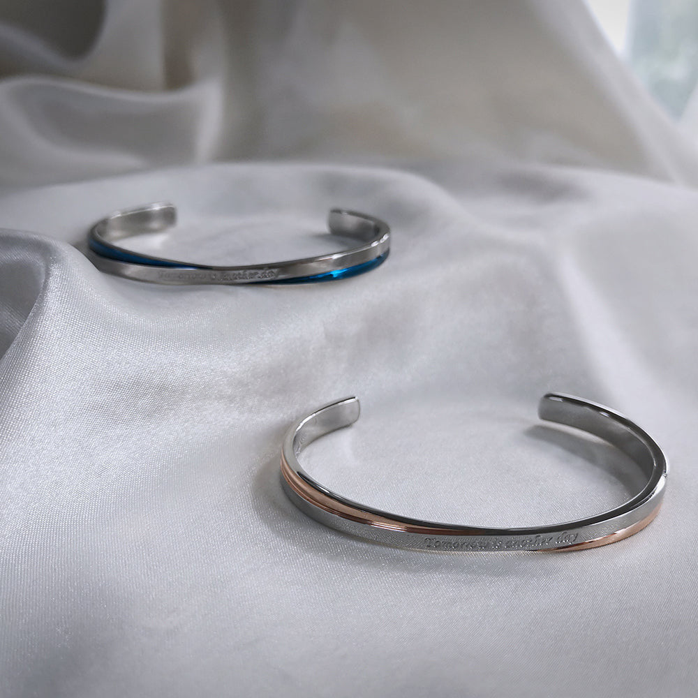 GBSG28 STAINLESS STEEL BANGLE Tomorrow is another day