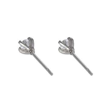 ESJ01 STAINLESS STEEL EAR STUDS CZ AAB CO..