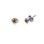 ESJ02  STAINLESS STEEL EAR STUDS CZ