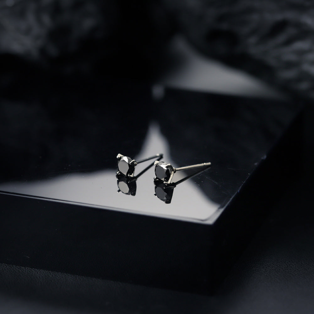 ESJ02 STAINLESS STEEL EAR STUDS CZ AAB CO..