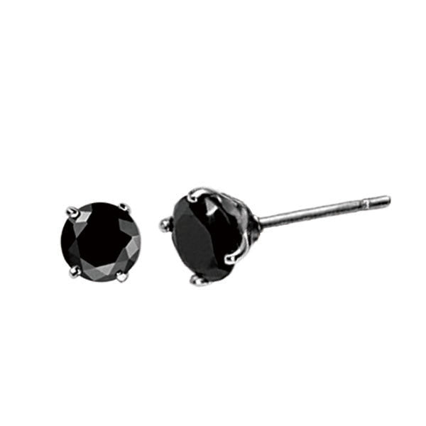 ESJ04 STAINLESS STEEL EAR STUDS CZ AAB CO..