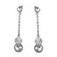 ESS118 STAINLESS STEEL EARRING FOIL STONE