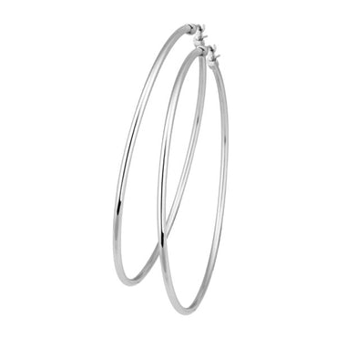 ESS153  STAINLESS STEEL HOLLOW EARRING AAB CO..