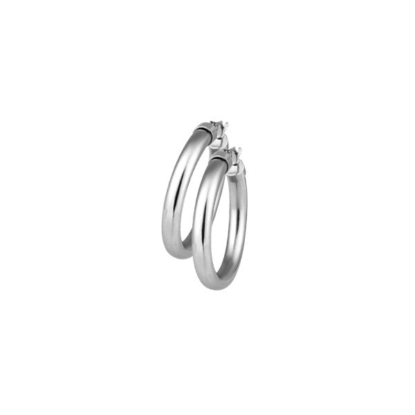 ESS153 STAINLESS STEEL HOLLOW  EARRING AAB CO..