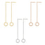 ESS642 STAINLESS STEEL EARRING WITH ROUND