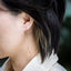 ESS642 STAINLESS STEEL EARRING WITH ROUND AAB CO..