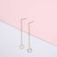 ESS642 STAINLESS STEEL EARRING WITH ROUND AAB CO..
