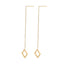 ESS644 STAINLESS STEEL EARRING WITH SQUARE AAB CO..