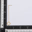 ESS644 STAINLESS STEEL EARRING WITH SQUARE AAB CO..