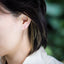 ESS644 STAINLESS STEEL EARRING WITH SQUARE AAB CO..