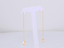 ESS645 STAINLESS STEEL EARRING WITH HEXAGON AAB CO..