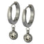 ESS651 STAINLESS STEEL EARRING WITH FOIL STONE AAB CO..