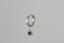 ESS651 STAINLESS STEEL EARRING WITH FOIL STONE AAB CO..