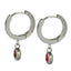 ESS651 STAINLESS STEEL EARRING WITH FOIL STONE AAB CO..