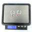 ESS651 STAINLESS STEEL EARRING WITH FOIL STONE AAB CO..