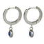ESS651 STAINLESS STEEL EARRING WITH FOIL STONE AAB CO..