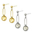 ESS675 STAINLESS STEEL EARRING WITH BALL AAB CO..