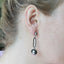 ESS675 STAINLESS STEEL EARRING WITH BALL AAB CO..