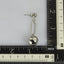 ESS675 STAINLESS STEEL EARRING WITH BALL AAB CO..