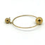 ESS676 STAINLESS STEEL EARRING WITH BALL AAB CO..