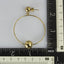 ESS676 STAINLESS STEEL EARRING WITH BALL AAB CO..