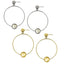 ESS676 STAINLESS STEEL EARRING WITH BALL AAB CO..
