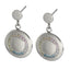 ESS680 STAINLESS STEEL EARRING WITH CZ