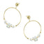 ESS681 STAINLESS STEEL EARRING WITH GLASS AAB CO..