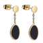 ESS691 STAINLESS STEEL EARRING WITH EPOXY AAB CO..