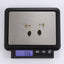 ESS691 STAINLESS STEEL EARRING WITH EPOXY AAB CO..
