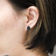 ESS692 STAINLESS STEEL EARRING WITH EPOXY AAB CO..