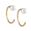 ESS702 STAINLESS STEEL EARRING WITH PLASTIC PEARL