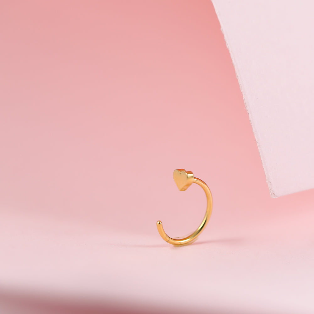 ESS704 STAINLESS STEEL EARRING WITH HEART SHAPE AAB CO..