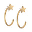 ESS705 STAINLESS STEEL EARRING WITH STAR SHAPE