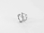 ESS708 STAINLESS STEEL Huggies with CZ AAB CO..