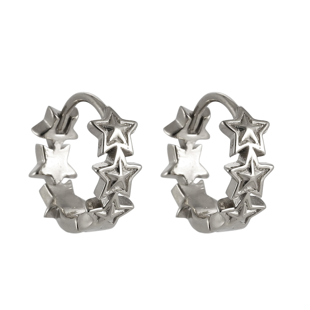 ESS711 STAINLESS STEEL Huggies with Star
