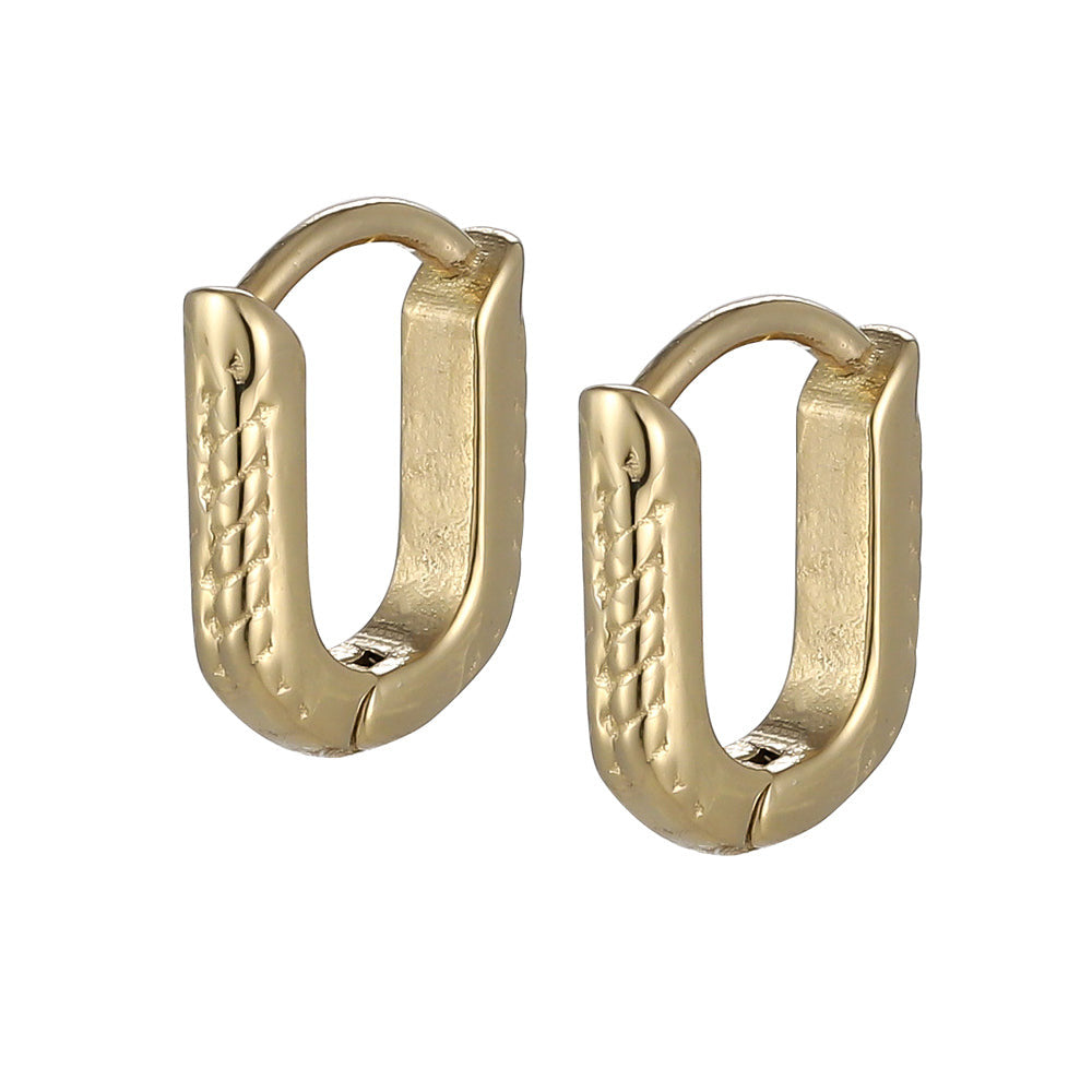 ESS714 STAINLESS STEEL U Shape Huggies (Small) AAB CO..
