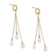 ESS719 STAINLESS STEEL EARRING WITH PEARL AAB CO..