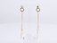 ESS719 STAINLESS STEEL EARRING WITH PEARL AAB CO..