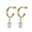 ESS721 STAINLESS STEEL EARRING WITH PEARL