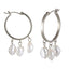 ESS722 STAINLESS STEEL EARRING WITH PEARL