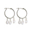 ESS722 STAINLESS STEEL EARRING WITH PEARL AAB CO..