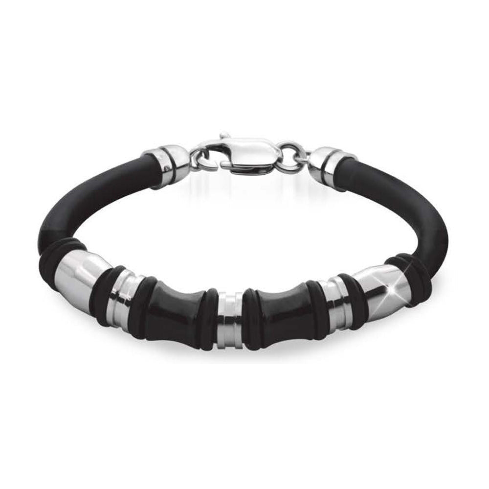 EXBR56 STAINLESS STEEL BRACELET GENTLEMEN SILICON INORI AAB CO..