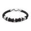 EXBR56 STAINLESS STEEL BRACELET GENTLEMEN SILICON INORI