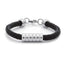 EXBR60 STAINLESS STEEL&LEATHER BRACELET GENTLEMEN INORI