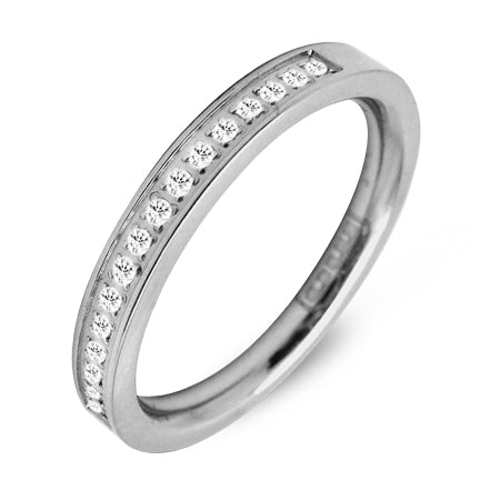 EXR104 Stainless Steel Ring Bling inori AAB CO..