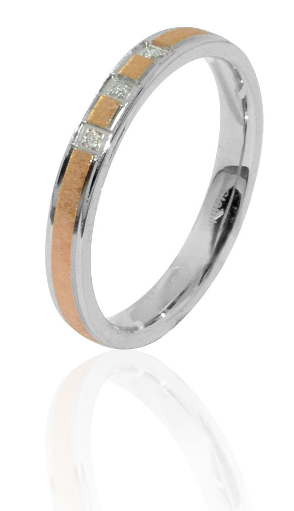 EXR119D STAINLESS STEEL RING WITH CZ AAB CO..