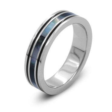 EXR132B Stainless Steel Ring Bling inori AAB CO..