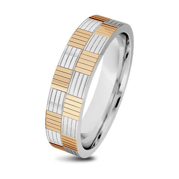 EXR135A Stainless Steel Ring Gentlemen checkers inori AAB CO..